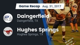 Recap: Daingerfield  vs. Hughes Springs  2017