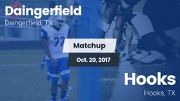 Matchup: Daingerfield High vs. Hooks  2017