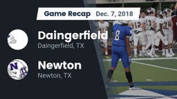 Recap: Daingerfield  vs. Newton  2018