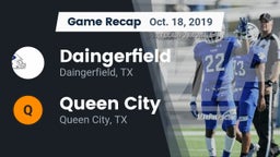 Recap: Daingerfield  vs. Queen City  2019