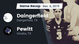 Recap: Daingerfield  vs. Pewitt  2019
