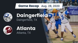 Recap: Daingerfield  vs. Atlanta  2020