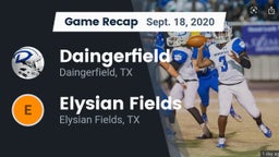 Recap: Daingerfield  vs. Elysian Fields  2020