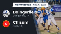 Recap: Daingerfield  vs. Chisum 2020