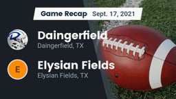 Recap: Daingerfield  vs. Elysian Fields  2021