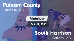 Matchup: Putnam County High vs. South Harrison  2016