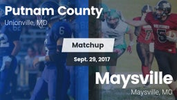 Matchup: Putnam County High vs. Maysville  2017
