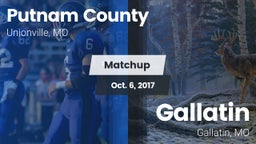 Matchup: Putnam County High vs. Gallatin  2017