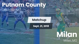 Matchup: Putnam County High vs. Milan  2018