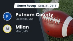 Recap: Putnam County  vs. Milan  2018