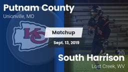 Matchup: Putnam County High vs. South Harrison  2019