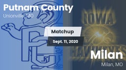 Matchup: Putnam County High vs. Milan  2020