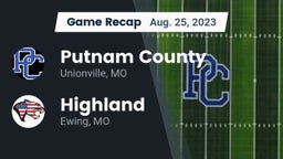 Recap: Putnam County  vs. Highland  2023