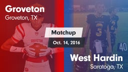 Matchup: Groveton  vs. West Hardin  2016