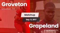 Matchup: Groveton  vs. Grapeland  2017