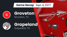 Recap: Groveton  vs. Grapeland  2017