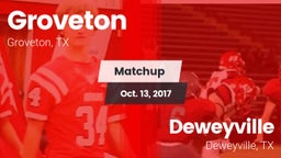 Matchup: Groveton  vs. Deweyville  2017