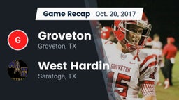Recap: Groveton  vs. West Hardin  2017