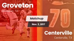 Matchup: Groveton  vs. Centerville  2017