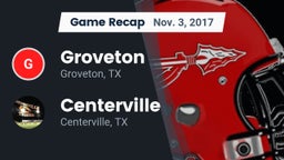 Recap: Groveton  vs. Centerville  2017