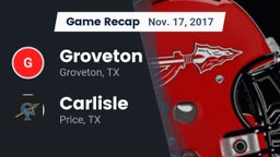 Recap: Groveton  vs. Carlisle  2017