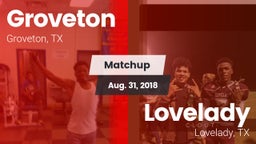Matchup: Groveton  vs. Lovelady  2018