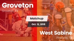 Matchup: Groveton  vs. West Sabine  2018