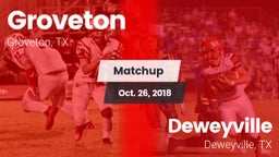 Matchup: Groveton  vs. Deweyville  2018