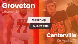 Matchup: Groveton  vs. Centerville  2019
