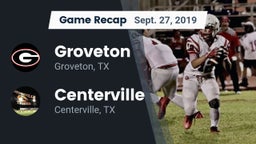 Recap: Groveton  vs. Centerville  2019