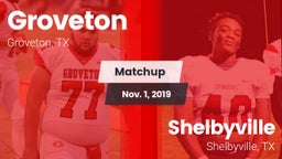 Matchup: Groveton  vs. Shelbyville  2019