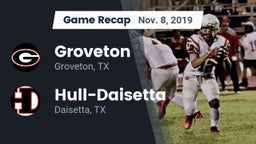 Recap: Groveton  vs. Hull-Daisetta  2019