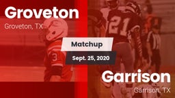 Matchup: Groveton  vs. Garrison  2020