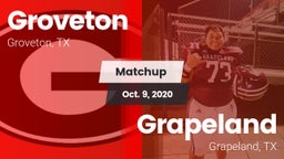 Matchup: Groveton  vs. Grapeland  2020