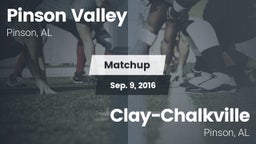 Matchup: Pinson Valley High vs. Clay-Chalkville  2016