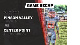 Recap: Pinson Valley  vs. Center Point  2016