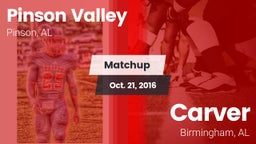 Matchup: Pinson Valley High vs. Carver  2016