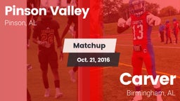 Matchup: Pinson Valley High vs. Carver  2016
