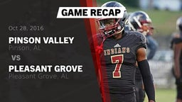 Recap: Pinson Valley  vs. Pleasant Grove  2016