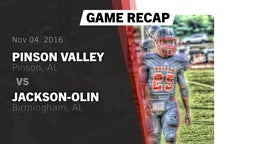 Recap: Pinson Valley  vs. Jackson-Olin  2016