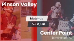 Matchup: Pinson Valley High vs. Center Point  2017