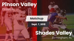 Matchup: Pinson Valley High vs. Shades Valley  2018