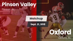 Matchup: Pinson Valley High vs. Oxford  2018
