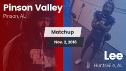 Matchup: Pinson Valley High vs. Lee  2018