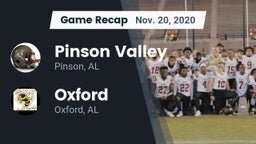 Recap: Pinson Valley  vs. Oxford  2020