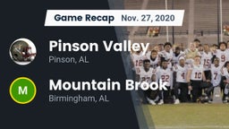 Recap: Pinson Valley  vs. Mountain Brook  2020