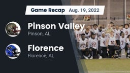 Recap: Pinson Valley  vs. Florence  2022