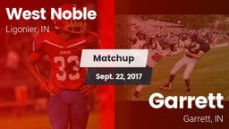 Matchup: West Noble High vs. Garrett  2017