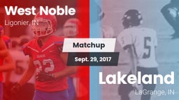 Matchup: West Noble High vs. Lakeland  2017