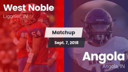 Matchup: West Noble High vs. Angola  2018